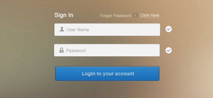 blog login psd freebie form download