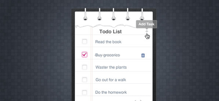 todo list website interface papers freebie psd download